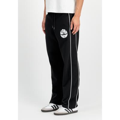 Jogginghose ALPHA INDUSTRIES "Logo Jogger", Herren, Gr. XXL, Normalgrößen, schwarz, Obermaterial: 80% Baumwolle, 20% Polyester, Hosen Jogginghose