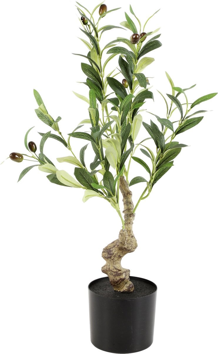 Countryfield Kunst Olijfboom Olea Groen 60 cm – Onderhoudsvrije Kamerplant Decoratie