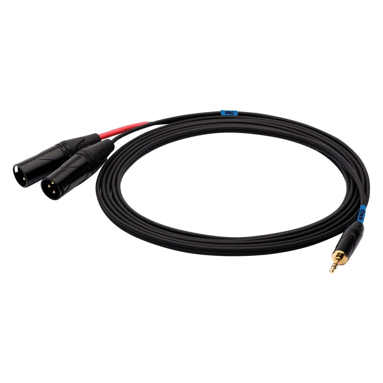 SSQ MIXLR3 - Kabel Jack Stereo 3 5 mm - 2x XLR 3 m (3 m, XLR Kabel) (SS-1817)