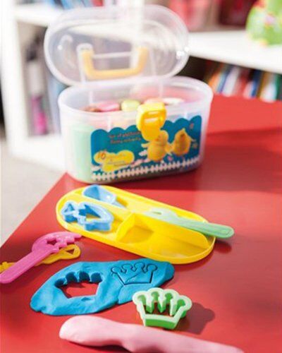 Cofanetto Funny Activity: 16 paste colorate, formine e attrezzi Personalizzate o neutre