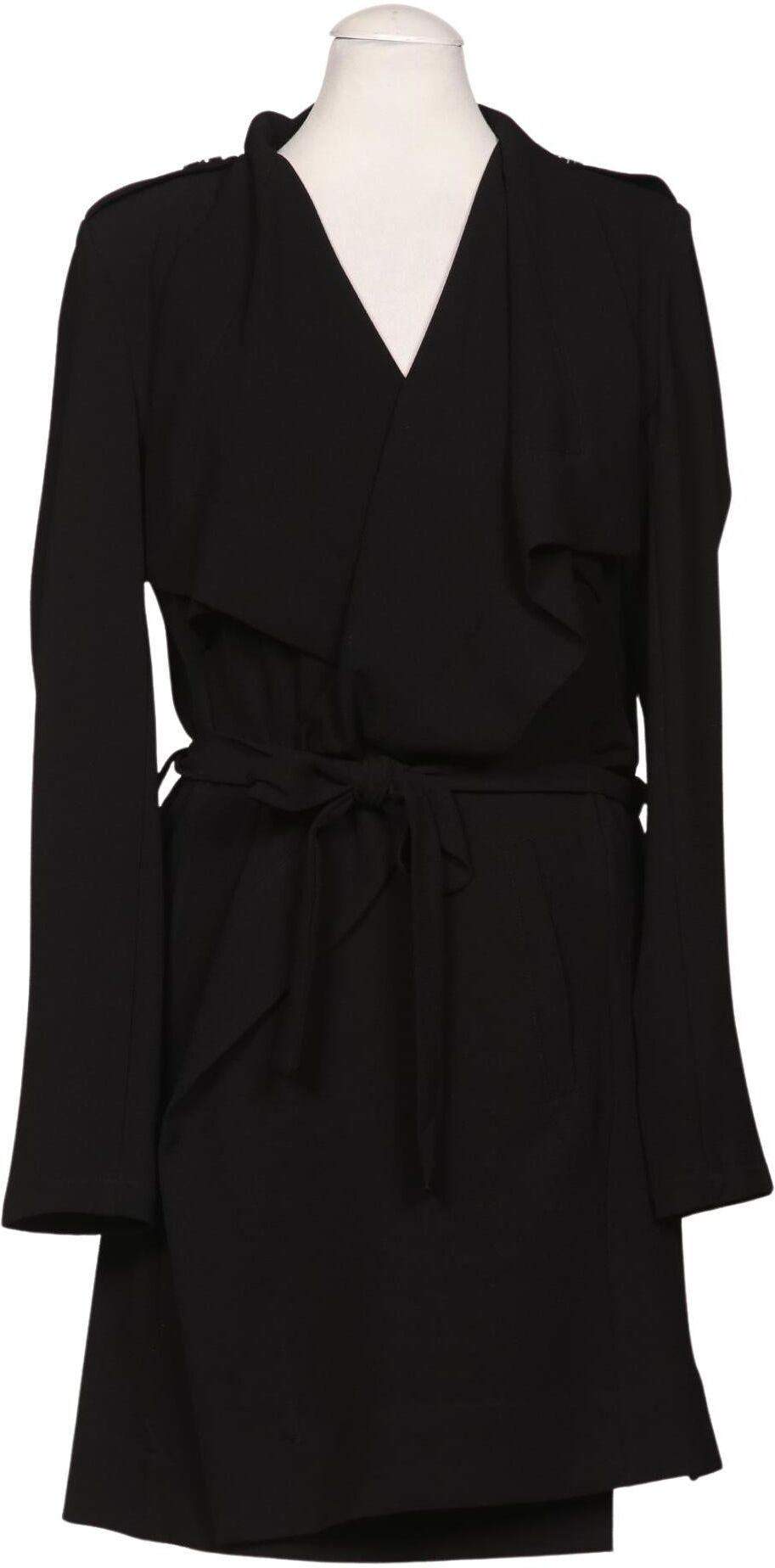 Object Damen Mantel, Schwarz, Gr. XS, Synthetik - Second Hand