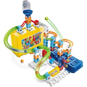 vtech Murmelbahn Marble Rush - Build & Store Box Set M400, ab 4 Jahre, 5 Kugeln, 65 Bauteile
