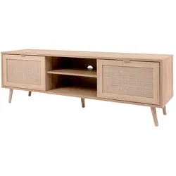 TV-Lowboard   ¦ holzfarben ¦ Maße (cm): B: 150 H: 52 T: 40.0