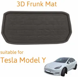 trends4cents 3D Frunk Front Kofferraummatte passend für Tesla Model Y / Performance rutschfest