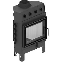 Kaminofen Hitze ALBERO AL9S.HD 9 kW Kaminofeneinsatz Ofen Holzofen Kamin schwarz