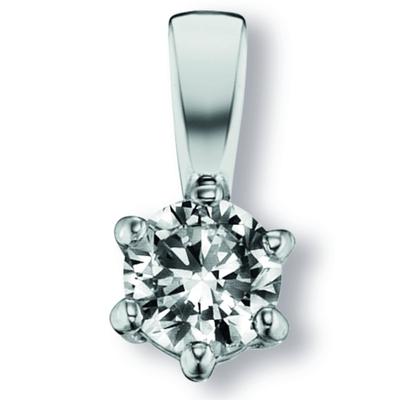 Kettenanhänger ONE ELEMENT "Zirkonia Anhänger aus 925 Silber", silber, Schmuckanhänger, Damen, mit Zirkonia, Silber 925 (Sterlingsilber), Kettenanhänger, Persönlicher Akzent – schlicht, modern, aussagekräftig