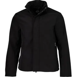 A|X ARMANI EXCHANGE Herren Windjacke - Blouson, Zipper, Baseballkragen, Logo Schwarz / L