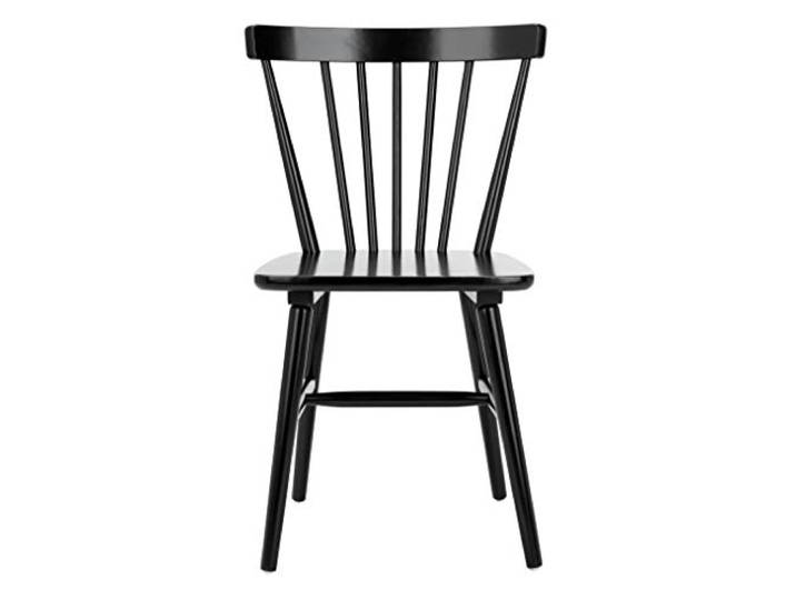 SAFAVIEH Set of 2 Wooden Dining Chairs, in Black