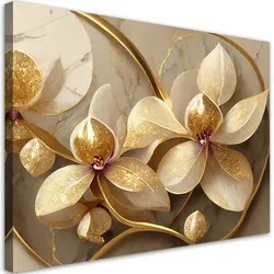 KUNSTDRUCK Gold 90/60 cm