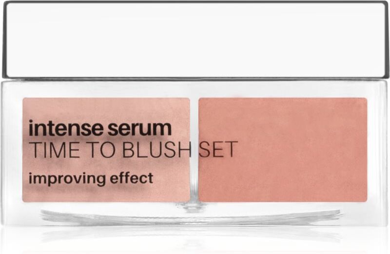 NEO MAKE UP Intense Serum Time To Blush Set powder blusher shade 02 Peach 6 g