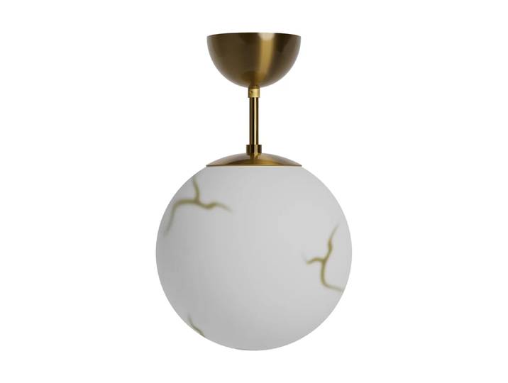By Rydéns Suspension Bellagio Ø25 cm Laiton-blanc
