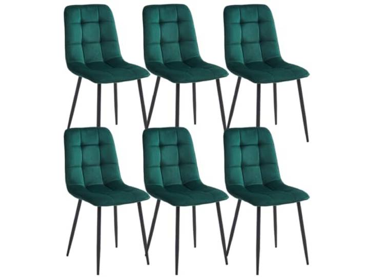 Colenis - Ela Esszimmerstühle - 6er Set - Grün - Samt - Für Esszimmer, Küche & Wohnzimmer - Modernes Design