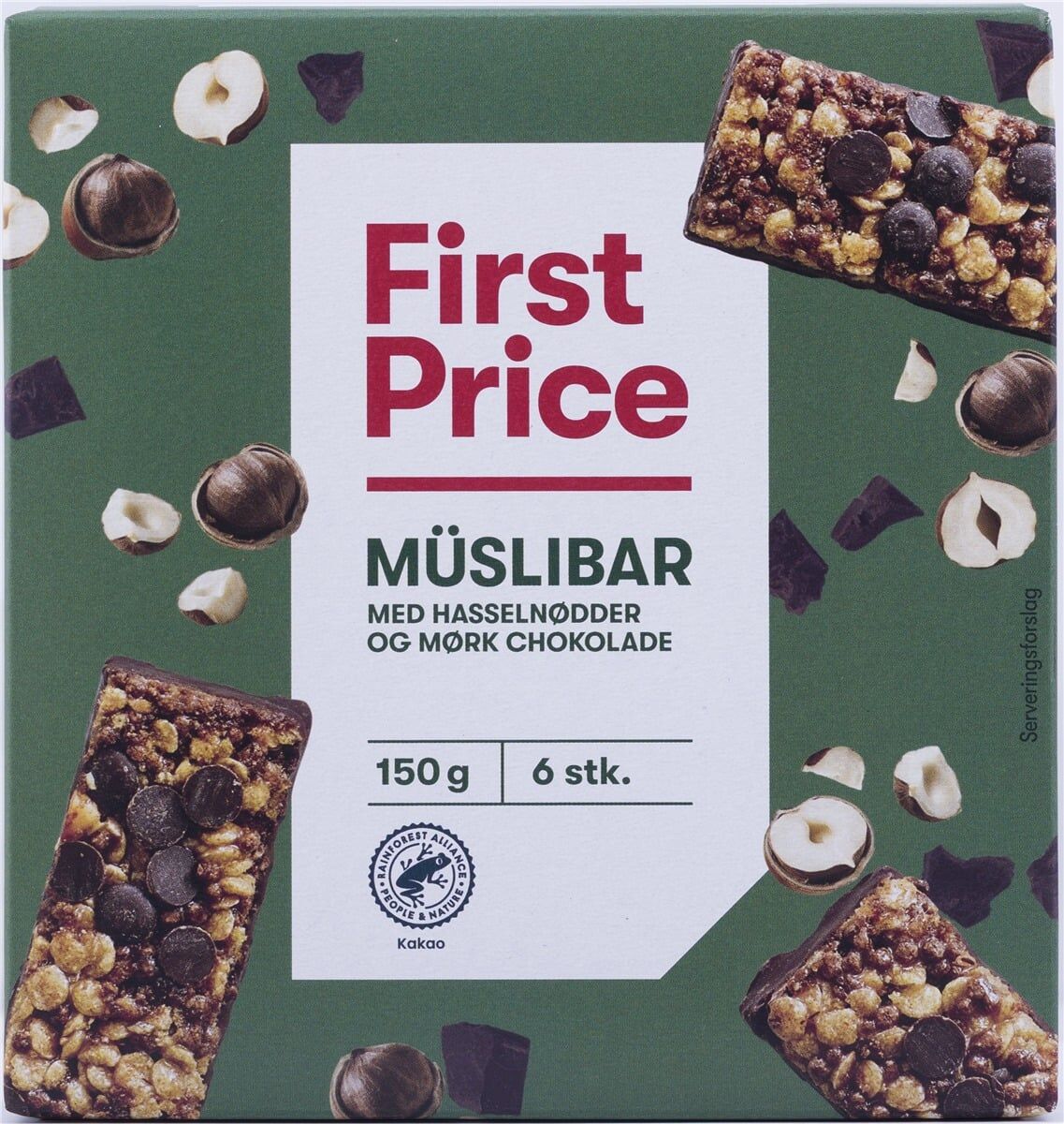Balance Müsli riegel choko/hassel 6 stück - 150 g