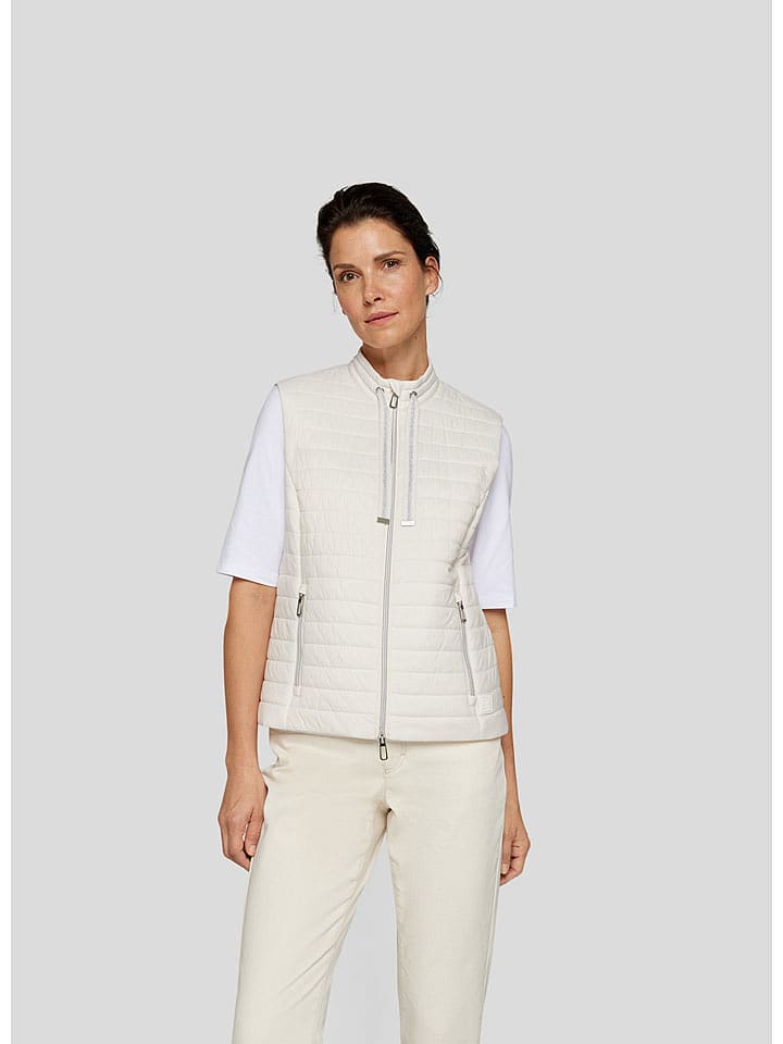 Rabe Steppweste in Creme - 40