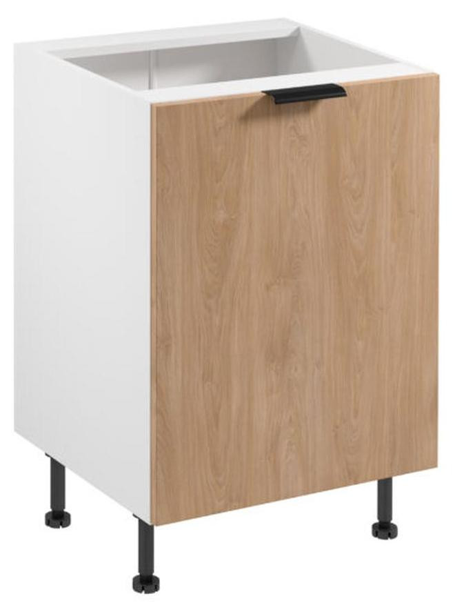 AEA Basisonderkast met één deur voor de keuken, houten opbergmodule