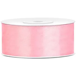 30x Satinband, hellrosa, 25mm/25m