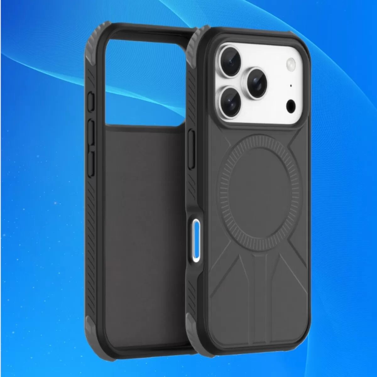 INF Magnetische TPU-Hülle für iPhone 17 Pro Max Schwarz