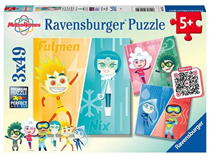 Ravensburger puzzel Missie volbracht! - Legpuzzel - 3x49 stukjes