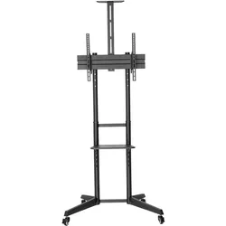 Neomounts Mobile Floor Stand incl. AV- (50 kg, 37" - 70"), TV Ständer, Schwarz