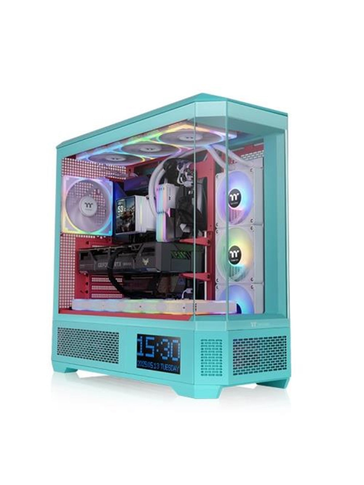Thermaltake View 600 TG Full Tower Case - Mint Strawberry - Gehäuse - Fulltower - Grün
