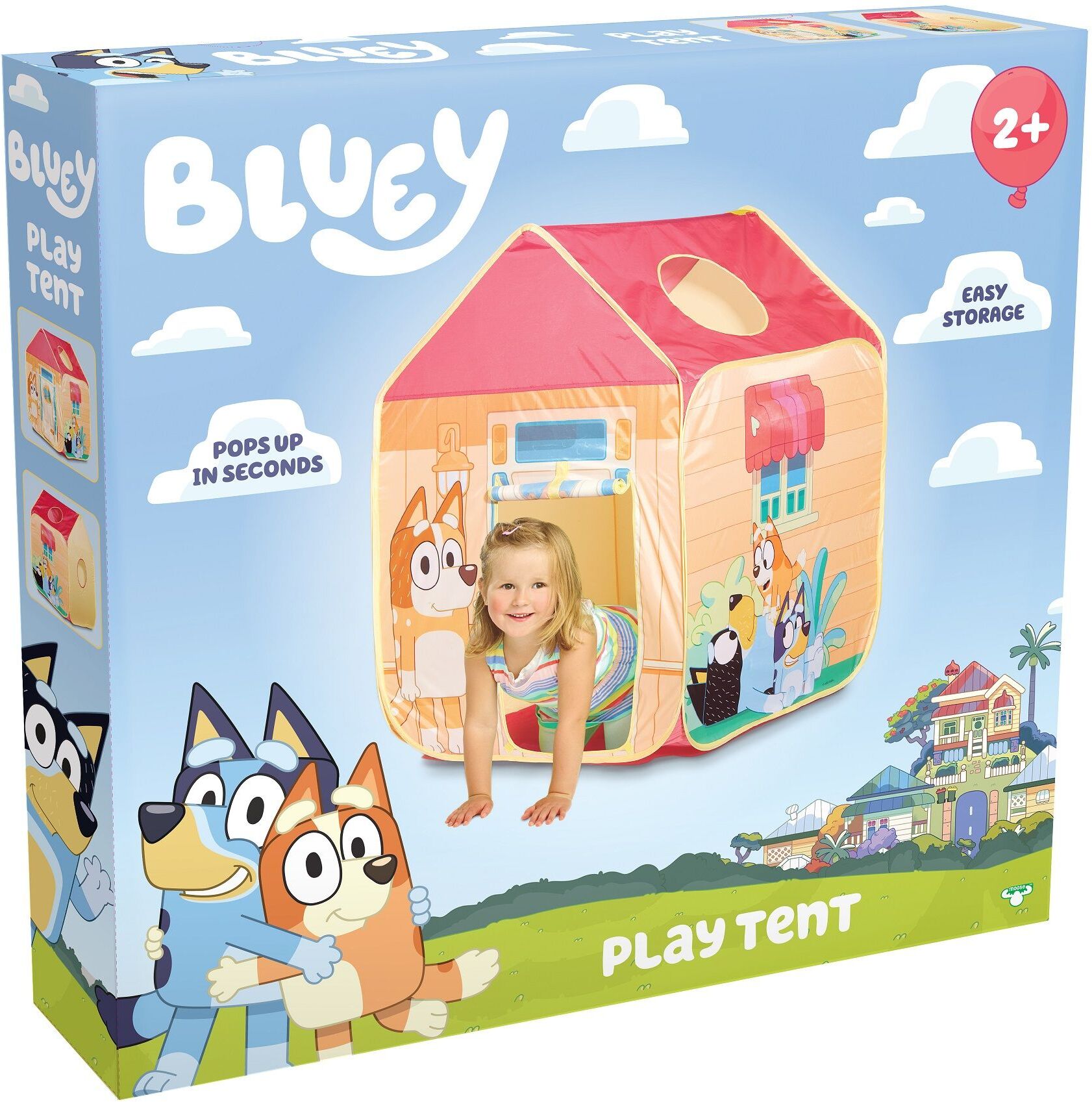 Bluey - Pop-Up Playtent with Bluey & Bingo (10027)