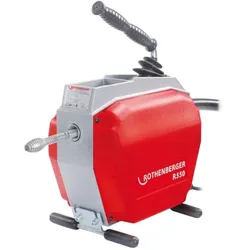 ROTHENBERGER Rohrreinigungsmaschine R550 230V rot für Europa mit FS - 72686