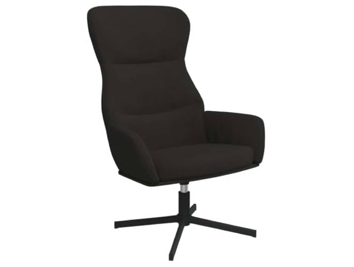 NLQMSU Relaxsessel, Schwarz, Velours, drehbar um 360 Grad Weicher Samt, stabiler Metallrahmen, bequeme Armlehnen, gepolsterter Sitz, 360-Grad-Drehung