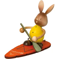 Kuhnert, Osterdeko, Stupsi Hase Osterdekoration aus Holz - Sammlerstücke - Made in Germany (1x)