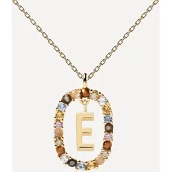 PD PAOLA - BUCHSTABE ''E'' CIRCLE - Halskette - gold