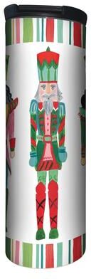 Highland Home Nutcrackers 17 Ounce Double Wall Insulated Stainless Steel Tumbler Manufactured in the USA