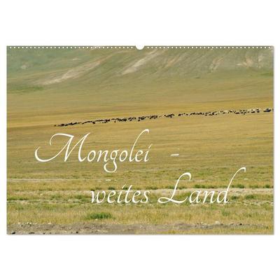 Mongolei - weites Land (Wandkalender 2026 DIN A2 quer), CALVENDO Monatskalender