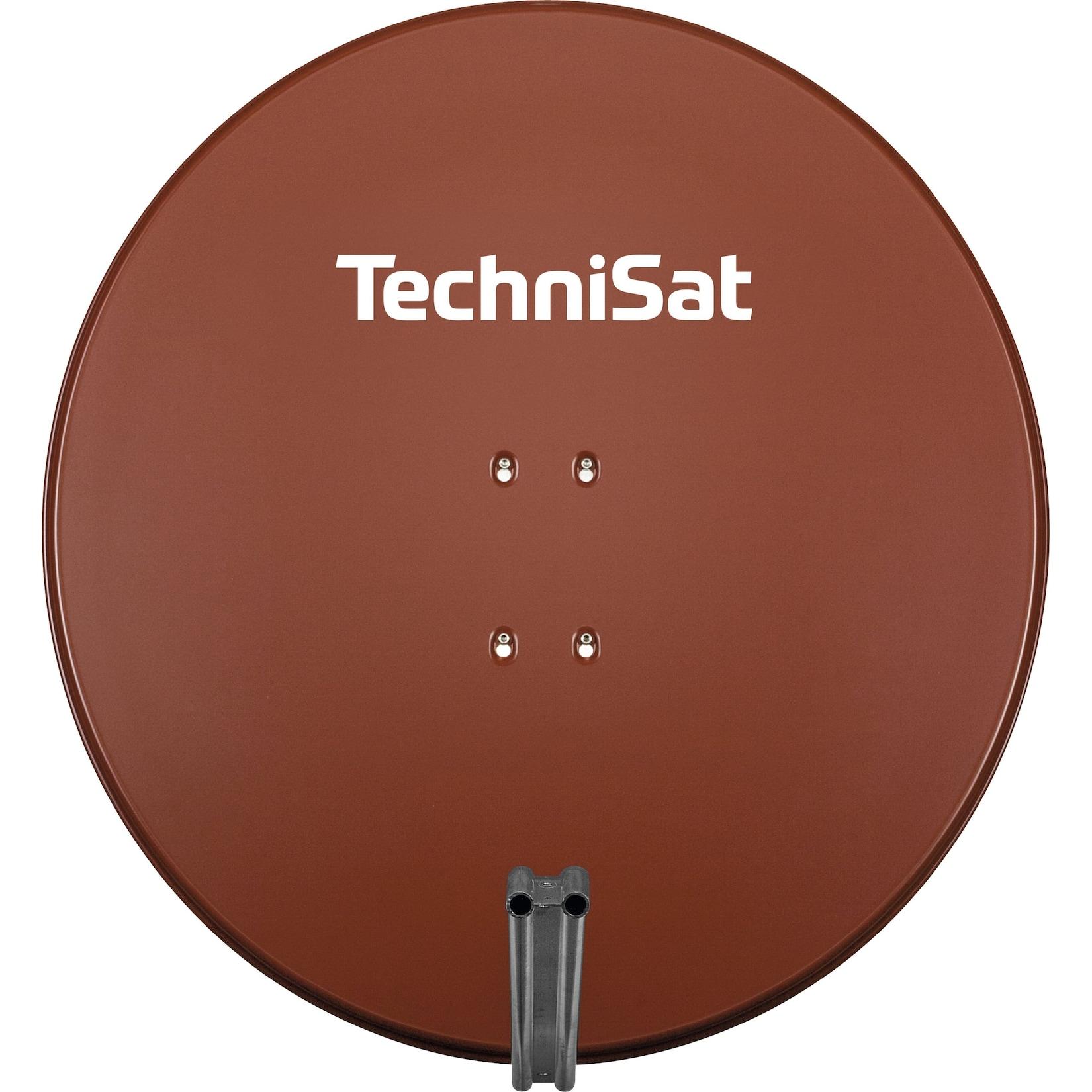 TechniSat SATMAN 850 PLUS 85cm Sat-Antenne inklusive AZ/EL-Halterung rot ziegelrot