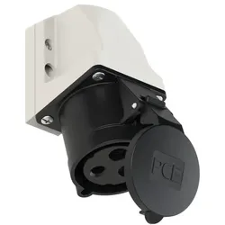 PCE 123-7k CEE-Wandsteckdose (kompakt) 32A 3p 7h IP44 1237k
