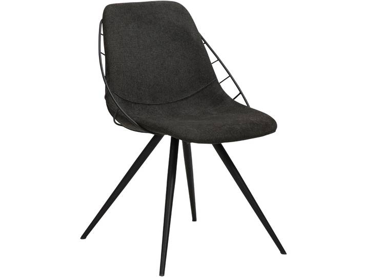 DAN-FORM Stuhl 2er-Set Sway schwarz Stoff