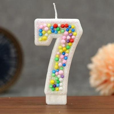 Uplift Essentials Colorful Ball Creative Digital Birthday Cake Candles 7