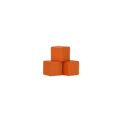 Halmakegel.com Würfel - Quader - kantig - 10mm - orange 255465