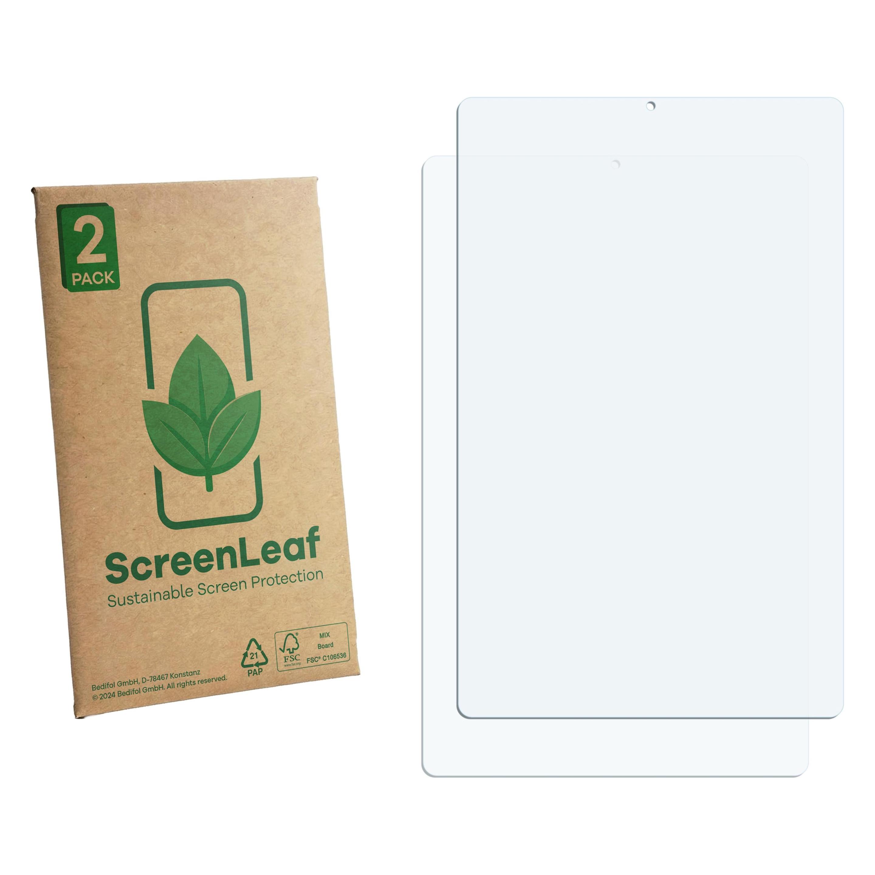 ScreenLeaf Schutzfolie für Acer Iconia Tab A11 Displayschutz Display Schutz Folie Klar Transparent (2 Stk., Acer Iconia A11) (6163057)