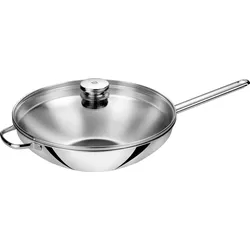 Zwilling Plus Wok 32 cm aus Stahl mit Haltegriffen