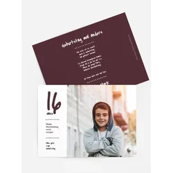 Einladungen zum Geburtstag  selbst gestalten mit Spruch und Fotos im Onlinedesigner bei Meine-Kartenmanufaktur.de