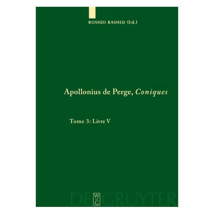 De Gruyter Livre V. Commentaire historique et math (Französisch, Hardcover, Roshdi Rashed) (61509444)