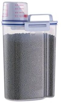 Multisell Products Hub Premium Pet Food Storage Container Airtight Seal, Durable & Stylish Design For Dogs And Cats, Easy To Clean, Large Cap white