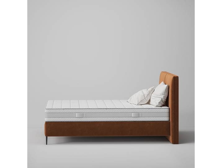 Tonnentaschenfederkernmatratze 160 x 200cm Andere Weiß