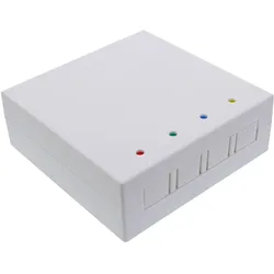 INLINE FTTH Leerbox für bis zu 4x LC Duplex / 4x SC Simplex, Aufputz 80mm weiß