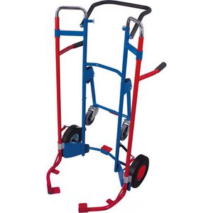 VARIOfit Sackkarre Reifenkarre, sk-710.307, Vollgummireifen 8 Reifen Ø 54-82cm Tragkraft 200kg