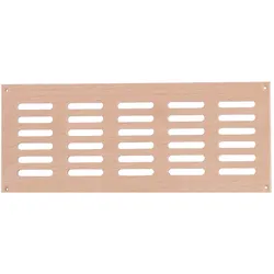Eliga Lüftungsgitter für die Belüftung von Innen-Saunen  B 31,5 x H 12,5 cm
