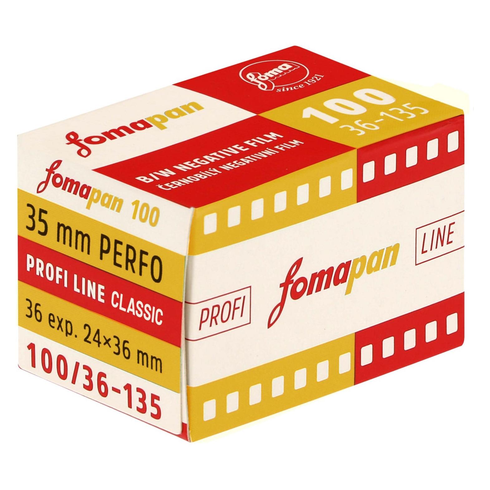 FOMA pan 100 135-36 packed in "RETRO PAN-Box" (09801KVG)