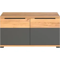 Germania Garderobenbank Granera Dekor Graphit / Eiche