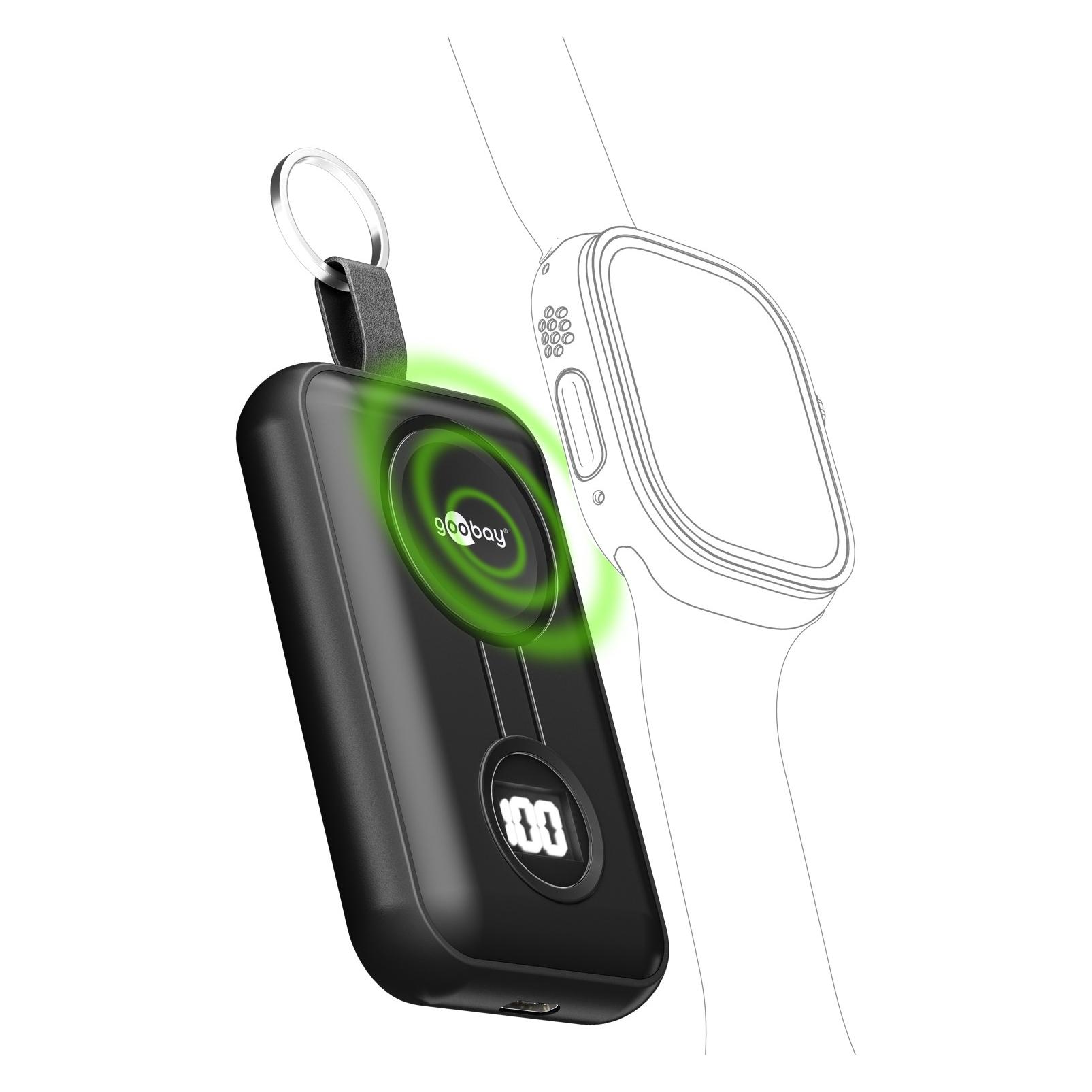 Goobay Wireless Powerbank für Apple Watch 2.500 mAh (2500 mAh, 5 W) (76253)