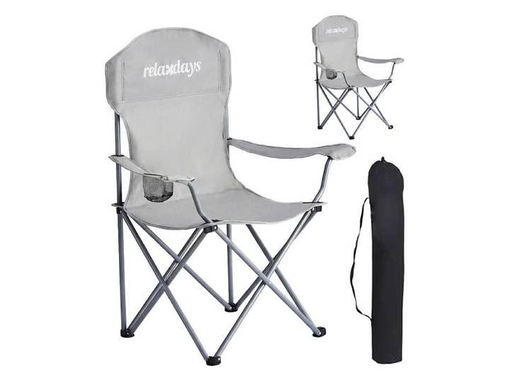 Relaxdays Faltbarer Camping Stuhl 2er Set