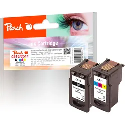 Peach, Druckerpatrone, Pg-510, Cl-511 (BK, Color)